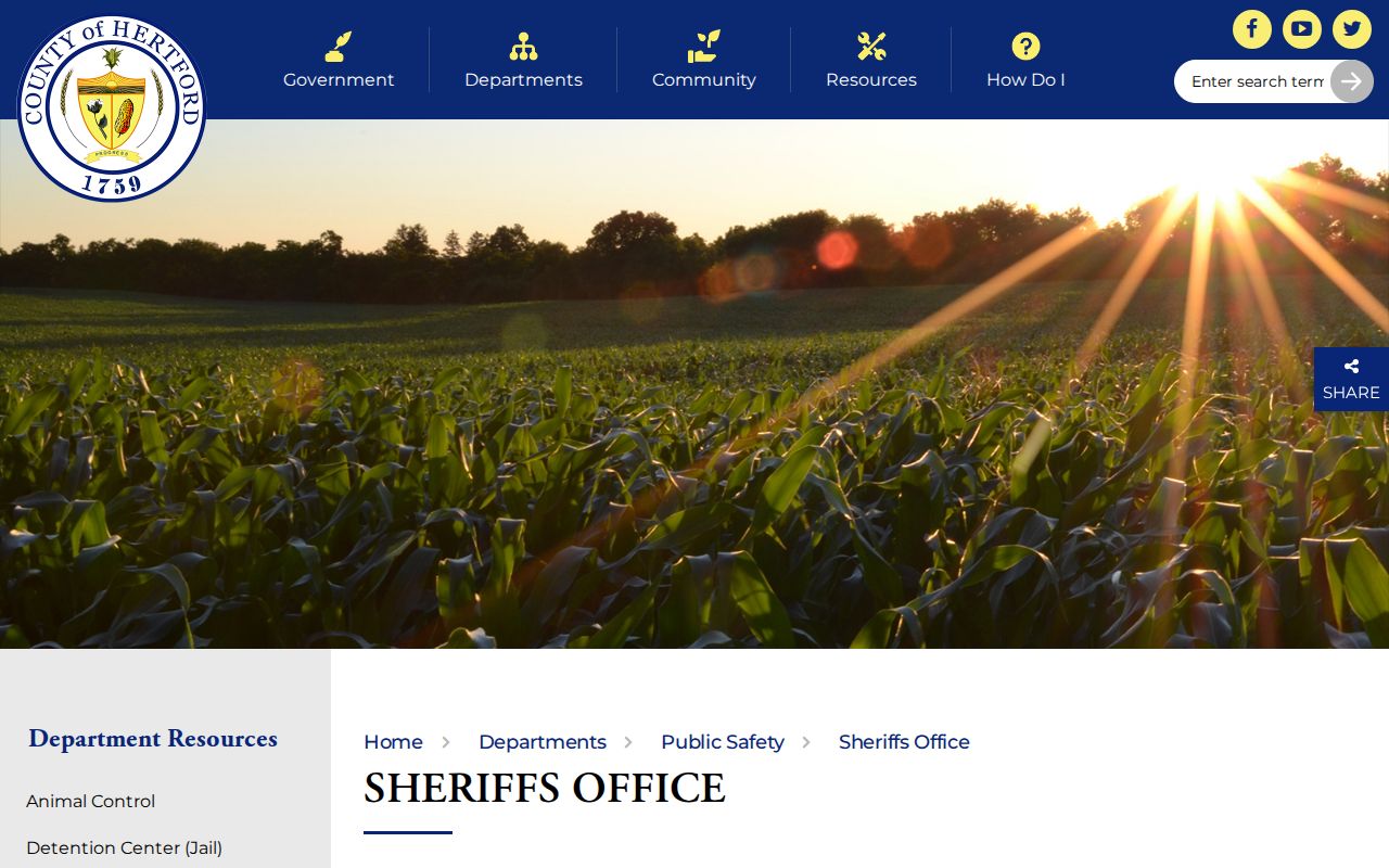 Hertford County Sheriff's Office official Most Wanted and safety source
